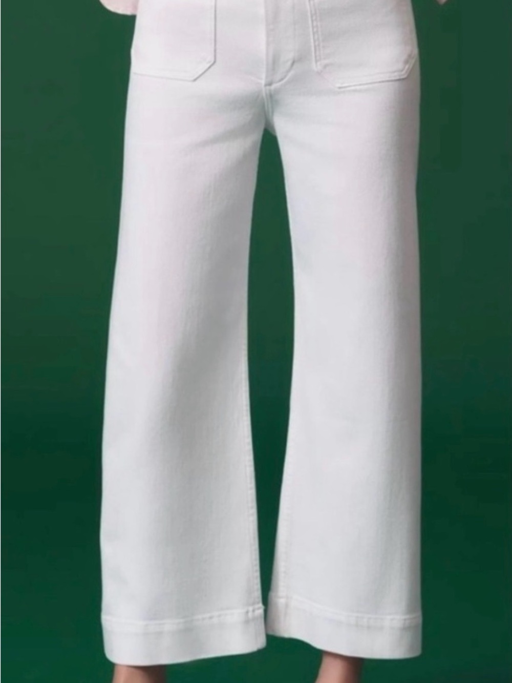 Maeve Collette wide leg crop jeans - Picture 2 of 5